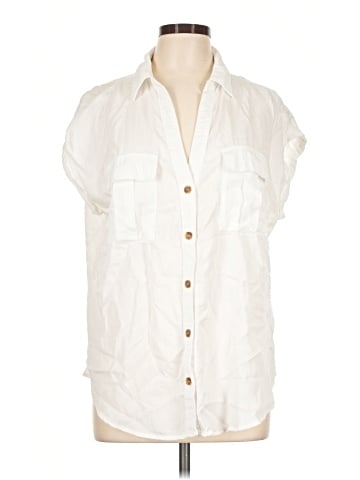 Love Tree Sleeveless Button-Down Shirt (view 1)