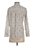 Rails Hearts Gray Long Sleeve Button-Down Shirt Size XS - photo 2