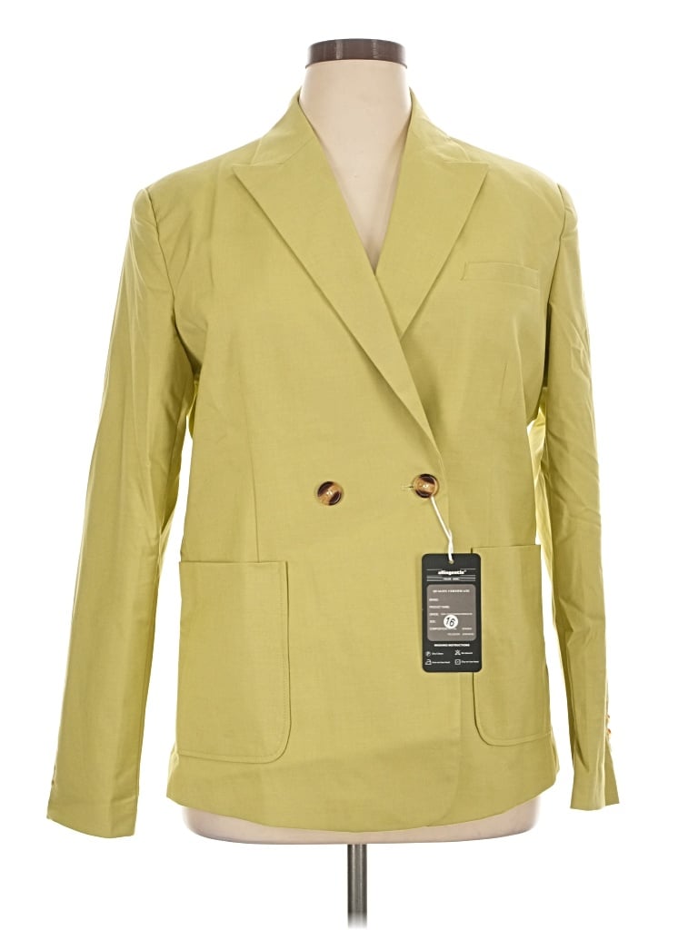 Assorted Brands Blazer Jacket In Yellow