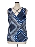 Perseption Concept Blue Sleeveless Blouse Size 1X - photo 2