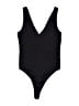Shinestar Solid Black One Piece Swimsuit Size M - photo 1