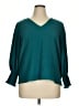 CeCe Green Teal 3/4 Sleeve Blouse Size XL - photo 1
