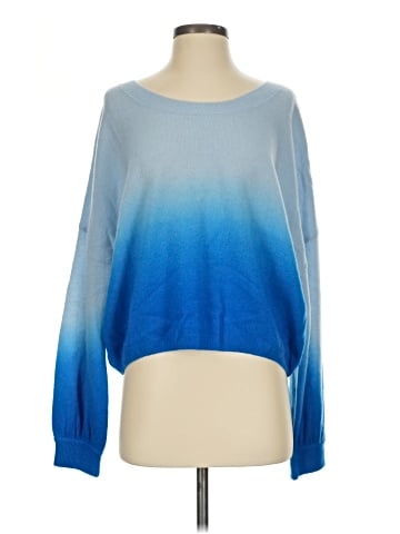Crush Cashmere Pullover Sweater (view 1)