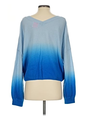 Crush Cashmere Pullover Sweater (view 2)