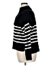 DKNY Stripes Black Turtleneck Sweater Size XL - photo 5
