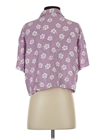 LA Hearts Short Sleeve Blouse (view 2)