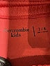Abercrombie Kids Color Block Red Athletic Shorts Size 7 - 8 - photo 3