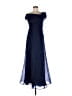 JS Collections 100% Polyester Blue Cocktail Dress Size 6 - photo 1