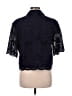 Talbots 100% Cotton Black Short Sleeve Blouse Size M - photo 2
