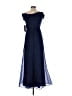JS Collections 100% Polyester Blue Cocktail Dress Size 6 - photo 2