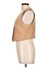 Zara Tan Sleeveless Blouse Size L - photo 5