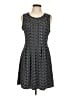 Max Studio Polka Dots Black Casual Dress Size Lg Petite - photo 1