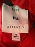 Free Assembly 100% Polyamide Solid Red Jacket Size XS - photo 6