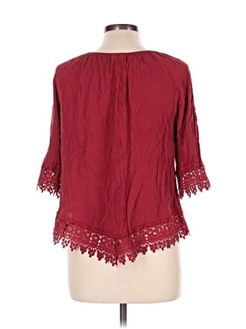 NY Collection 3/4 Sleeve Blouse (view 2)