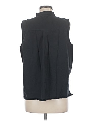 Eileen Fisher Sleeveless Button-Down Shirt (view 2)