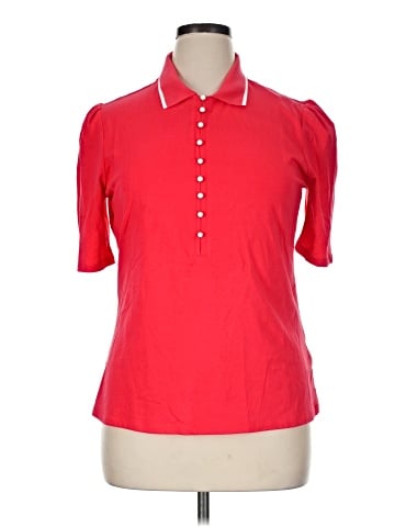 Lands' End Short Sleeve Blouse (view 1)