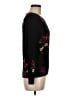 Daniel Rainn 100% Viscose Floral Black Pullover Sweater Size M - photo 4