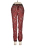 fat face 100% Viscose Paisley Red Casual Pants Size 6 - photo 1