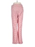 Lesley Evers Checkered-gingham Red Casual Pants Size M - photo 2