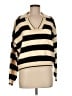 FRNCH Stripes Gold Pullover Sweater Size M - photo 1