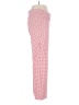 Lesley Evers Checkered-gingham Red Casual Pants Size M - photo 4