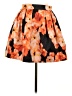 Bardot 100% Polyester Print Orange Formal Skirt Size 8 - photo 1