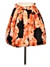 Bardot 100% Polyester Print Orange Formal Skirt Size 8 - photo 2