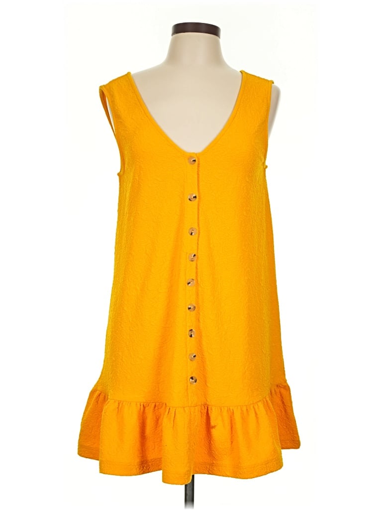 Pre-owned Modcloth Casual Dress In Yellow