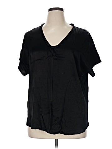 White House Black Market Short Sleeve Blouse (view 1)