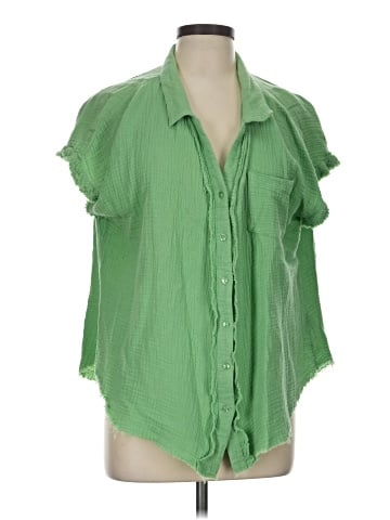 Umgee Short Sleeve Blouse (view 1)