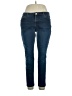 Faded Glory Solid Blue Jeans Size 16 - photo 1