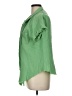 Umgee 100% Cotton Green Short Sleeve Blouse Size L - photo 5