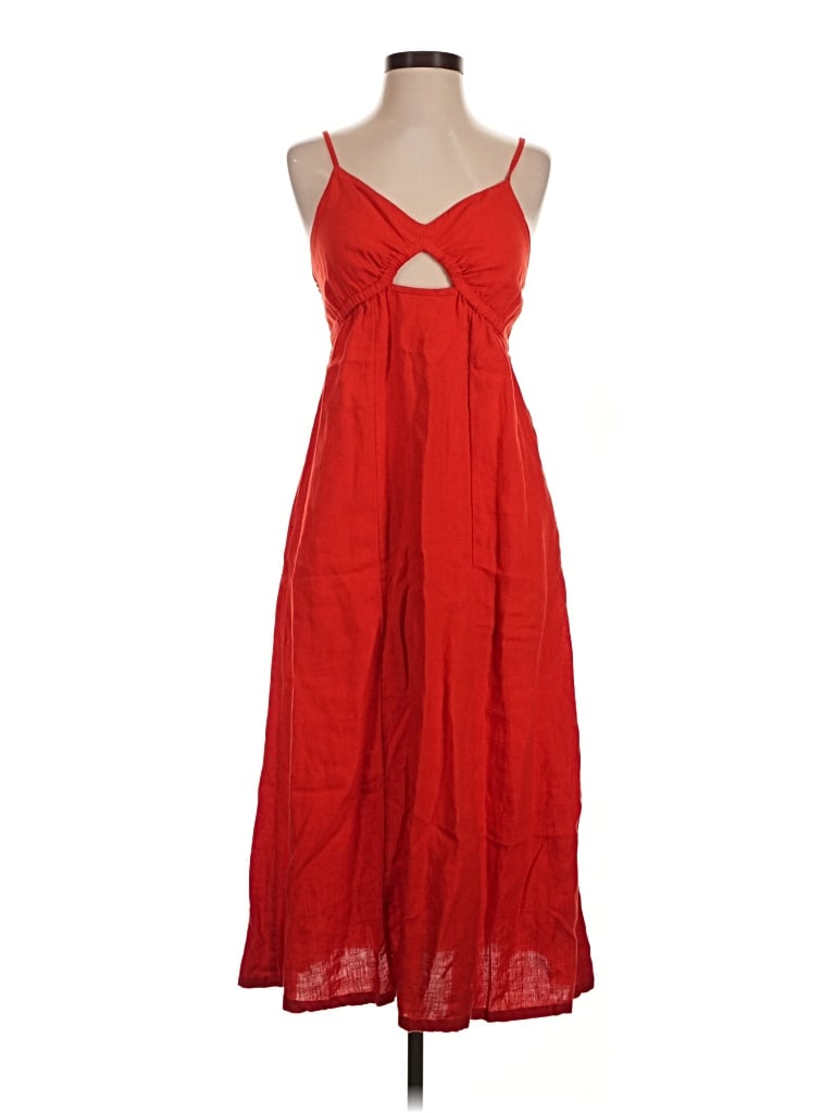 Pre-owned The Drop Casual Dress In Red