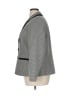 Jones Studio 100% Polyester Houndstooth Gray Blazer Size 16 - photo 5