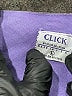 Click 100% Cupro Purple 3/4 Sleeve Blouse Size L - photo 7