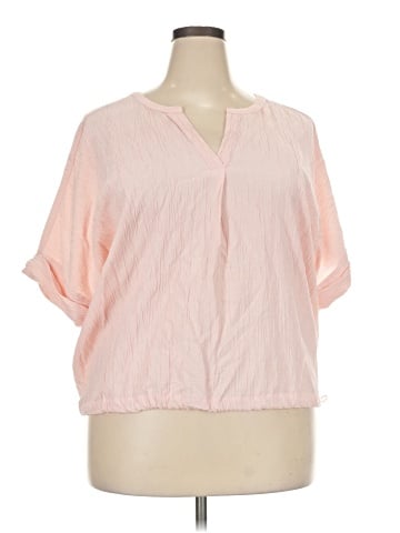 Simply Vera Vera Wang Short Sleeve Blouse (view 1)