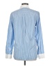 Theory Stripes Blue Long Sleeve Blouse Size M - photo 2
