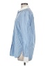 Theory Stripes Blue Long Sleeve Blouse Size M - photo 5