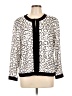 misook Animal Print Ivory Cardigan Size L - photo 1