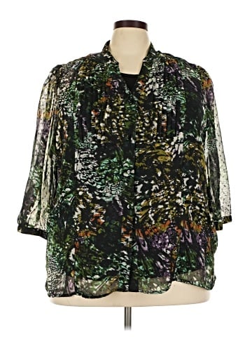 Cj Banks 3/4 Sleeve Blouse (view 1)