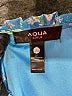 Aqua 100% Polyester Floral Blue Dress Size 10 - 12 - photo 3