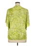 JM Collection Green Short Sleeve Blouse Size 0X - photo 2