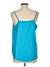 Faded Glory 100% Polyester Teal Sleeveless Blouse Size L - photo 2
