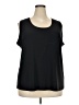 csc studio Black Sleeveless Blouse Size 2X - photo 1