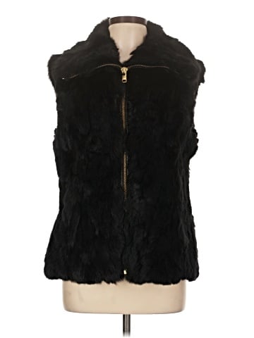 Adrienne Landau Faux Fur Vest (view 1)