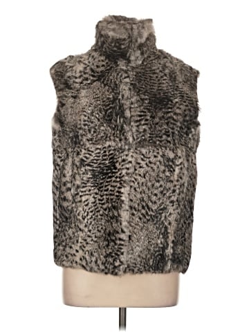 Adrienne Landau Faux Fur Vest (view 1)