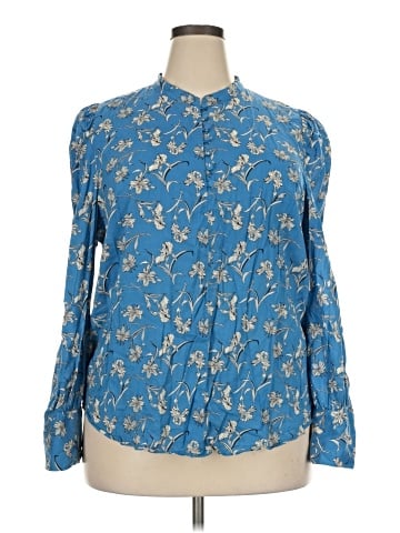 Ann Taylor Long Sleeve Blouse (view 1)