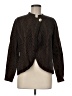 Max Studio Chevron-herringbone Brown Cardigan Size M - photo 1