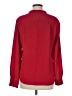 Nine West 100% Polyester Red Long Sleeve Blouse Size M - photo 2