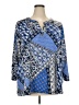 Espresso Blue 3/4 Sleeve Blouse Size 2X - photo 1